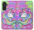 S3264 Pastel Licorne Etui Coque Housse pour Samsung Galaxy A27