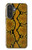 S3365 Python Imprimer Jaune graphique Peau Etui Coque Housse pour Samsung Galaxy A27