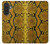 S3365 Python Imprimer Jaune graphique Peau Etui Coque Housse pour Samsung Galaxy A27