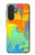S3423 Coup de pinceau Etui Coque Housse pour Samsung Galaxy A27