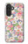 S3688 Motif d'art floral floral Etui Coque Housse pour Samsung Galaxy A27