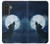 S3693 Pleine lune du loup blanc sinistre Etui Coque Housse pour Samsung Galaxy A27
