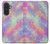 S3706 Arc-en-ciel pastel Galaxy Pink Sky Etui Coque Housse pour Samsung Galaxy A27