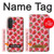 S3719 Modèle de fraise Etui Coque Housse pour Samsung Galaxy A27
