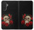 S3753 Roses de crâne gothique sombre Etui Coque Housse pour Samsung Galaxy A27