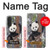 S3793 Peinture de neige mignon bébé panda Etui Coque Housse pour Samsung Galaxy A27
