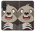 S3855 Dessin animé visage paresseux Etui Coque Housse pour Samsung Galaxy A27
