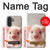 S3979 Bébé cochon mignon Etui Coque Housse pour Samsung Galaxy A27