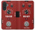 S4011 Graphique de guitare analogique rouge avec delay Etui Coque Housse pour Samsung Galaxy A27