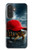 S4056 Tortue de Madagascar à bonnet rouge Etui Coque Housse pour Samsung Galaxy A27