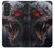 S4094 Loup au Clair de Lune Etui Coque Housse pour Samsung Galaxy A27