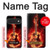 S0415 Graver guitare feu Etui Coque Housse pour Google Pixel 11, 11 Pro