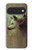 S0931 Loup Blanc Noir Etui Coque Housse pour Google Pixel 11, 11 Pro