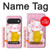 S3025 Rose Maneki Neko chat chanceux Etui Coque Housse pour Google Pixel 11, 11 Pro
