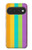 S3678 Vertical arc-en-ciel coloré Etui Coque Housse pour Google Pixel 11, 11 Pro