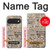 S3819 Papier Vintage rétro Etui Coque Housse pour Google Pixel 11, 11 Pro