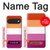 S3887 Drapeau de la fierté lesbienne Etui Coque Housse pour Google Pixel 11, 11 Pro