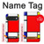 S0157 Composition Rouge Bleu Jaune Etui Coque Housse pour Google Pixel 11 Pro XL