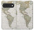 S0604 Carte du monde Etui Coque Housse pour Google Pixel 11 Pro XL