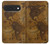 S2861 Carte antique du monde Etui Coque Housse pour Google Pixel 11 Pro XL