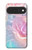 S3050 Pastel Fleurs millésimé Etui Coque Housse pour Google Pixel 11 Pro XL