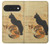 S3229 Affiche de chat millésimé Etui Coque Housse pour Google Pixel 11 Pro XL