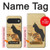 S3229 Affiche de chat millésimé Etui Coque Housse pour Google Pixel 11 Pro XL