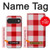 S3535 Rouge vichy Etui Coque Housse pour Google Pixel 11 Pro XL