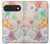 S3705 Fleur florale pastel Etui Coque Housse pour Google Pixel 11 Pro XL