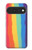 S3799 Arc-en-ciel aquarelle vertical mignon Etui Coque Housse pour Google Pixel 11 Pro XL