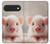 S3979 Bébé cochon mignon Etui Coque Housse pour Google Pixel 11 Pro XL
