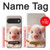 S3979 Bébé cochon mignon Etui Coque Housse pour Google Pixel 11 Pro XL