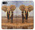 S0310 African Elephant Etui Coque Housse pour iPhone 7, iPhone 8