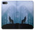 S0935 Wolf Howling in Forest Etui Coque Housse pour iPhone 7, iPhone 8