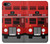 S2058 England British Double Decker Bus Etui Coque Housse pour iPhone 7, iPhone 8