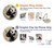 S2210 Peinture Art Panda Fluffy Etui Coque Housse pour iPhone 7, iPhone 8, iPhone SE (2020) (2022)