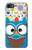 S2521 Cute Nerd Owl Cartoon Etui Coque Housse pour iPhone 7, iPhone 8