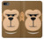 S2721 Cute Grumpy Monkey Cartoon Etui Coque Housse pour iPhone 7, iPhone 8