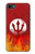 S2803 Fire Red Devil Spear Symbol Etui Coque Housse pour iPhone 7, iPhone 8
