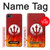S2803 Feu Rouge Diable Lance Symbole Etui Coque Housse pour iPhone 7, iPhone 8, iPhone SE (2020) (2022)