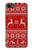 S2835 Christmas Reindeer Knitted Pattern Etui Coque Housse pour iPhone 7, iPhone 8