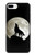 S1981 Wolf Howling at The Moon Etui Coque Housse pour iPhone 7 Plus, iPhone 8 Plus