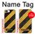 S2231 Noir et Jaune Ligne de risque rayé Etui Coque Housse pour iPhone 7 Plus, iPhone 8 Plus