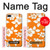 S2245 Hawai Hibiscus Motif orange Etui Coque Housse pour iPhone 7 Plus, iPhone 8 Plus