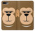 S2721 Cute Grumpy Monkey Cartoon Etui Coque Housse pour iPhone 7 Plus, iPhone 8 Plus