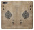 S2928 Vintage Spades Ace Card Etui Coque Housse pour iPhone 7 Plus, iPhone 8 Plus