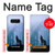 S0935 Loup Hurlant dans la forêt Etui Coque Housse pour Note 8 Samsung Galaxy Note8