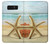 S1117 Starfish on the Beach Etui Coque Housse pour Note 8 Samsung Galaxy Note8