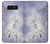 S1134 White Horse Unicorn Etui Coque Housse pour Note 8 Samsung Galaxy Note8