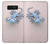 S1631 Funny Gecko Lizard Etui Coque Housse pour Note 8 Samsung Galaxy Note8